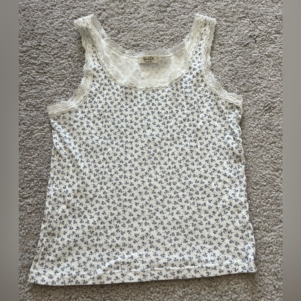 John Galt Brandy Melville Floral Tank NWOT